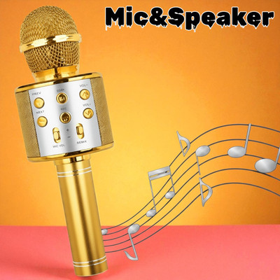 Ziddjeet X687 Portable Karaoke Mic and Speaker Combo for Kids Microphone