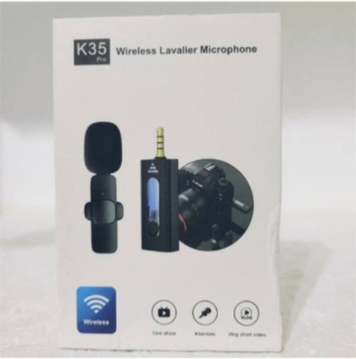 Clairbell KL98-MIC134-K35 3.5 MM WIRELESS MICROPHONE PLUG & PLAY FOR YOUTUBE Microphone