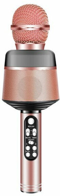 Acesquare Wireless Mike Bluetooth Mic With Recording/USB/FM Ideal For Parties Speakers Microphone