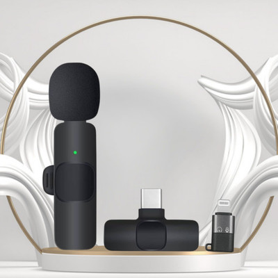 Clairbell K8 Wireless Microphone Receiver With Recording Clip Mic for Vlogging/YouTubeA407 K8 Wireless Microphone Receiver With Recording Clip Mic for Vlogging/YouTubeA407(Black) Clairbell K8 Wireless Microphone Receiver With Recording Clip Mic for Vlogging/YouTubeA407 K8 Wireless Microphone Receiver With Recording Clip Mic for Vlogging/YouTubeA407(Black)