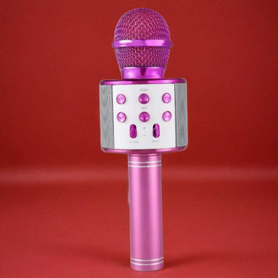Ziddjeet A478 WS858 Heavy Quality 8 Hours play time(KARAOKE MIC WITH SPEAKER) Microphone