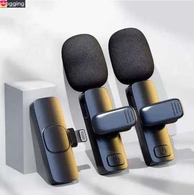 Stybits S1052 Pro K9 Dual Collar Mic IOS/Android Type C Mic Black(pack of 1) Microphone