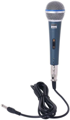 BALRAMA BETA 58 Microphone Beta-58A Dynamic Vocal Karaoke Microphone with 3.5MM Connector 58A Pofessional Singing Mic Studio Voice Recording Mixer Karaoke Mikrofon Microphone Clip + Black Zipper Pouch + 3.5mm Connector Microphone