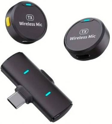 Foxne Point TX Wireless Microphone Mini Clip Lapel Mic for Video Recording Podcast YouTube Microphone