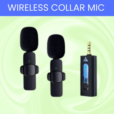 GUGGU K35 (Wireless Microphone)Bluetooth Collar Micfor YouTub/Live Stream/VloggingO196 Microphone