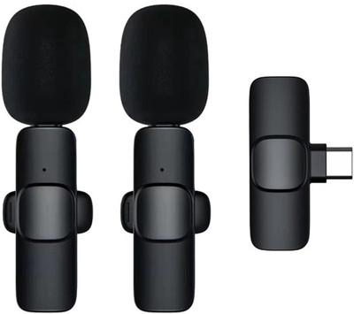 Stela K9 Type-c Dual Wireless Collar Microphone for All , ,Plug and Play Microphone
