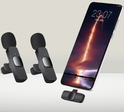 Stybits R318 K9 Wireless Professional Interview/Vlogging Noise Reduction (Pack of 1) Microphone