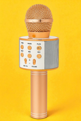 Sagaft X471 Wireless Bluetooth Karaoke Microphone with Built-in Speaker Microphone