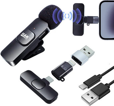 MAK K08 360-Omnidirectional Wireless Collar Mic Microphone