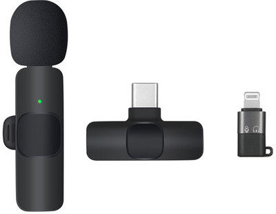 WRADER Latest Edition Professional Grade K8 Wireless Collar Mic for Youtube & Recording Microphone