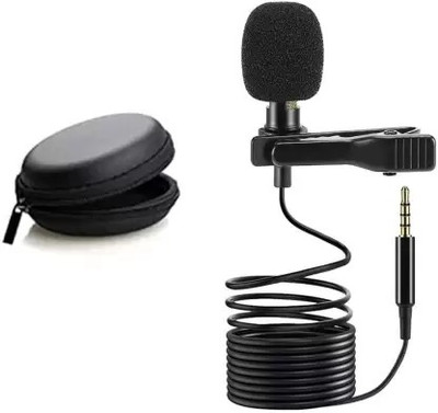 Gentle e kart ®Perfect Sound Collar Microphone with Round Pouch for Video, Audio Recording Microphone