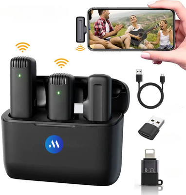 Maizic Smarthome J13 Wireless Professional Dual Mini Lavalier Microphone | Type-C Lapel Mic Microphone