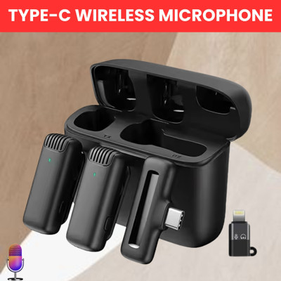 GUGGU J13 Wireless Microphone With Dual Channel Mic for Vlogging/YouTube/StreamingT307 Microphone