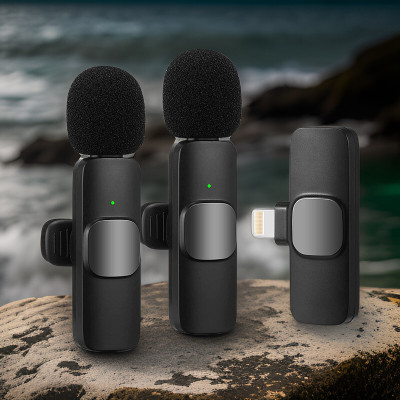FRONY B15_K9 Wireless Dual-Collar Microphone for iOS/Android - Type C Supported Microphone