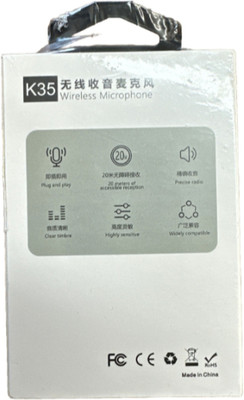 FRONY CL-K35 Pro Wireless Lavalier Lapel Microphone Noise Cancelling Recording Mic Microphone
