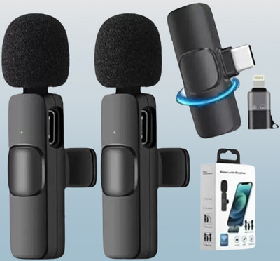 3BAAN A61 K9 Professional Dual Collar Mic Interview(Pack of 1) Microphone