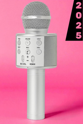 Shamsa X131 Wireless Bluetooth Karaoke Microphone with Speaker for Singing & Recording Microphone