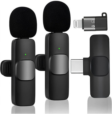 FRONY B35_K8 Wireless Mic & Charging Case: Perfect for YouTube Microphone