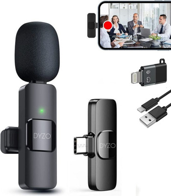 Dyzo K8 Wireless Collar Mic for Youtube for Type C Smartphones & iOS Microphone