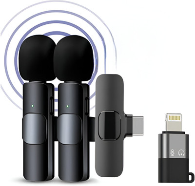 BASS BLING K9 WIRELESS MICROPHONE Wireless for vlogging And live Streaming Microphone