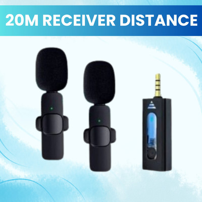GUGGU K35 (Wireless Microphone)Bluetooth Collar Micfor YouTub/Live Stream/VloggingP17 Microphone
