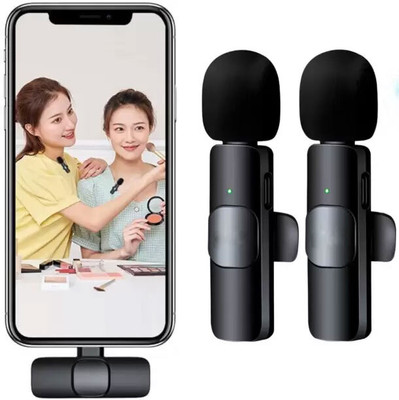 BASS BLING Best Dual Smart Wireless Mic for and Android Devices Microphone Microphone
