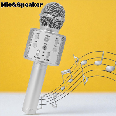 Sagaft X326 Rechargeable Bluetooth Karaoke Mic with Clear Sound Microphone