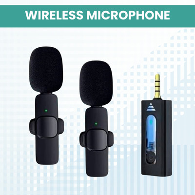 GUGGU K35 (Wireless Microphone)Bluetooth Collar Micfor YouTub/Live Stream/VloggingP41 Microphone