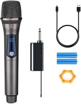 KH Wireless Microphone, Professional Handheld Cordless Mic & Rechargeable Receiver Microphone