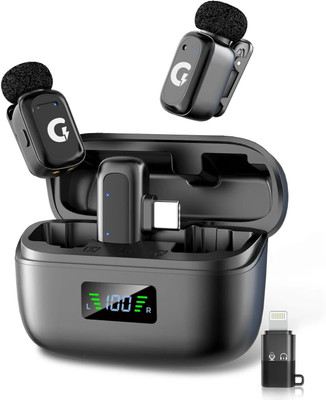 Grenaro Lavalier Mic For YouTube, Mini Wireless Microphone, Mike For Vlogging for Videos Microphone
