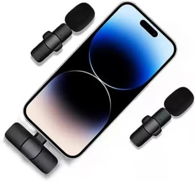 Gentle e kart K9 2 in 1 Wireless Lavalier Microphone Clip-on Auto Noise Cancelling Microphone
