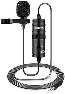 SINGHALTRADE Boya BY-M1 Auxiliary Omnidirectional Lavalier Condenser Microphone MICROPHONE(Black)