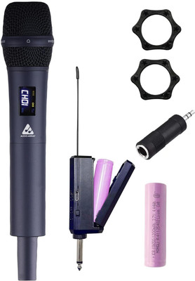 Audio Array AM-W33 UHF Metal Solo Wireless Set | 2000mAh 6-8 Hours Battery Backup | Microphone