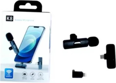 GUGGU PC_K8 Wireless Mic for Type-C Android Cell Phone,Tablets & iPhone WIRELESS Microphone