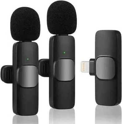 DDLC K8 Wireless Collar Mic Mini Omnidirectional Lapel Collar for smartphone TypeC Microphone