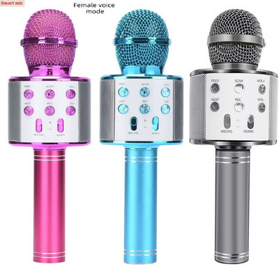 jorugo A1763_WS858 ULTRA BLUETOOTH Inbuilt MIC COLOR MAY VARY (PACK OF 1) Microphone