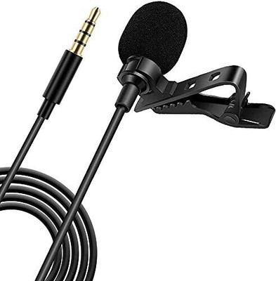 Urban Infotech Professional Omnidirectional Lavalier Condenser Microphone Noise Cancellation Clip on Collar Mic with 3.5 mm Audio Plug for Recording Interview Meetings Vlogging (1.5M Wire) Microphone