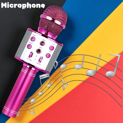 Sagaft X1131 Portable Singing Mic with Bluetooth and Music Playback Microphone