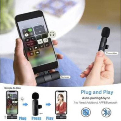 GUGGU SHI86_VA220-K8 3.5MM WIRELESS MICROPHONE PLUG & PLAY FOR YOUTUBE Microphone