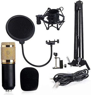 Voltegic Pro Audio Condenser Professional Podcast Studio Recording Microphone Vocal Set Microphone