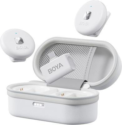 BOYA Omic-U Wireless With Charging Case USB-C Wireless Lapel Podcast Microphone Microphone