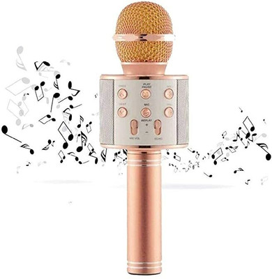 KHALSA MUSICAL Wireless Bluetooth WS-858 Microphone MIC Recording WS 858(Multicolor)