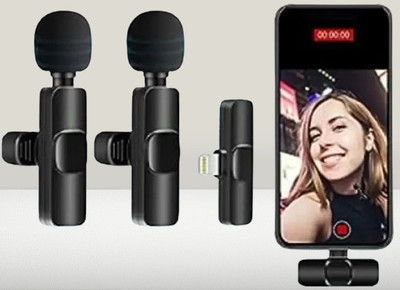 Stybits R447 K9 Bluetooth Interview/Vlogging Professional Mic Black (Pack of 1) Microphone
