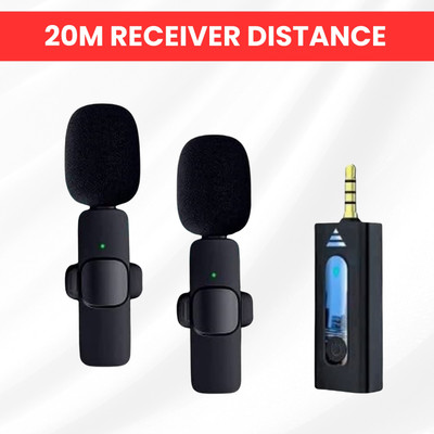 GUGGU K35 (Wireless Microphone)Bluetooth Collar Micfor YouTub/Live Stream/VloggingP139 Microphone