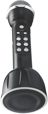 VRJTEC inbult FM Wireless Singing Microphone Beautiful Color. Echo Treble, Bass Adjustment mic with Speaker and fm Microphone