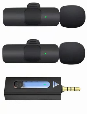 MOOZMOB K35 Wireless Mic 3.5mm Wireless Mic for Youtube Video Recording ASMR and Vlog Microphone