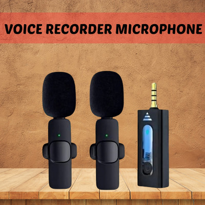 GUGGU K35 (Wireless Microphone) With Collar mic for Interview and VloggingF241 Microphone