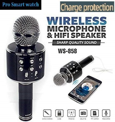 Bygaura A1141_WS858 LATEST MICROPHONE Wireless MIC COLOR MAY VARY (PACK OF 1) Microphone
