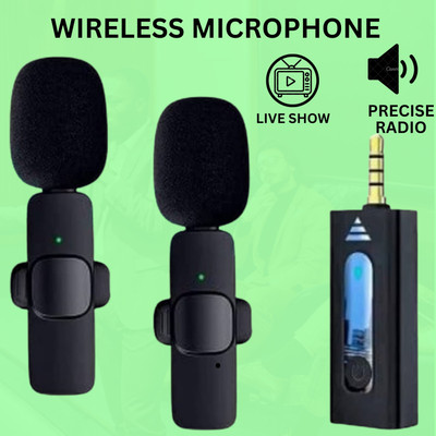 Clairbell K35 Wireless Collar Microphone for YouTube Video & Voice Recording InterviewT128 Microphone