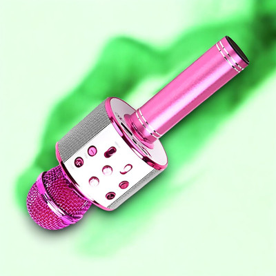 Stybits X444 Wireless Singing Ws-858 Mike Multi-function Bluetooth Karaoke Mic Microphone